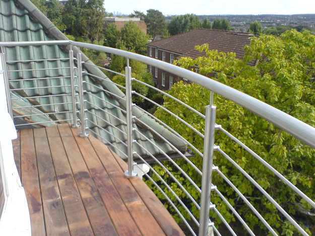 Metal Balcony Roof Terrace